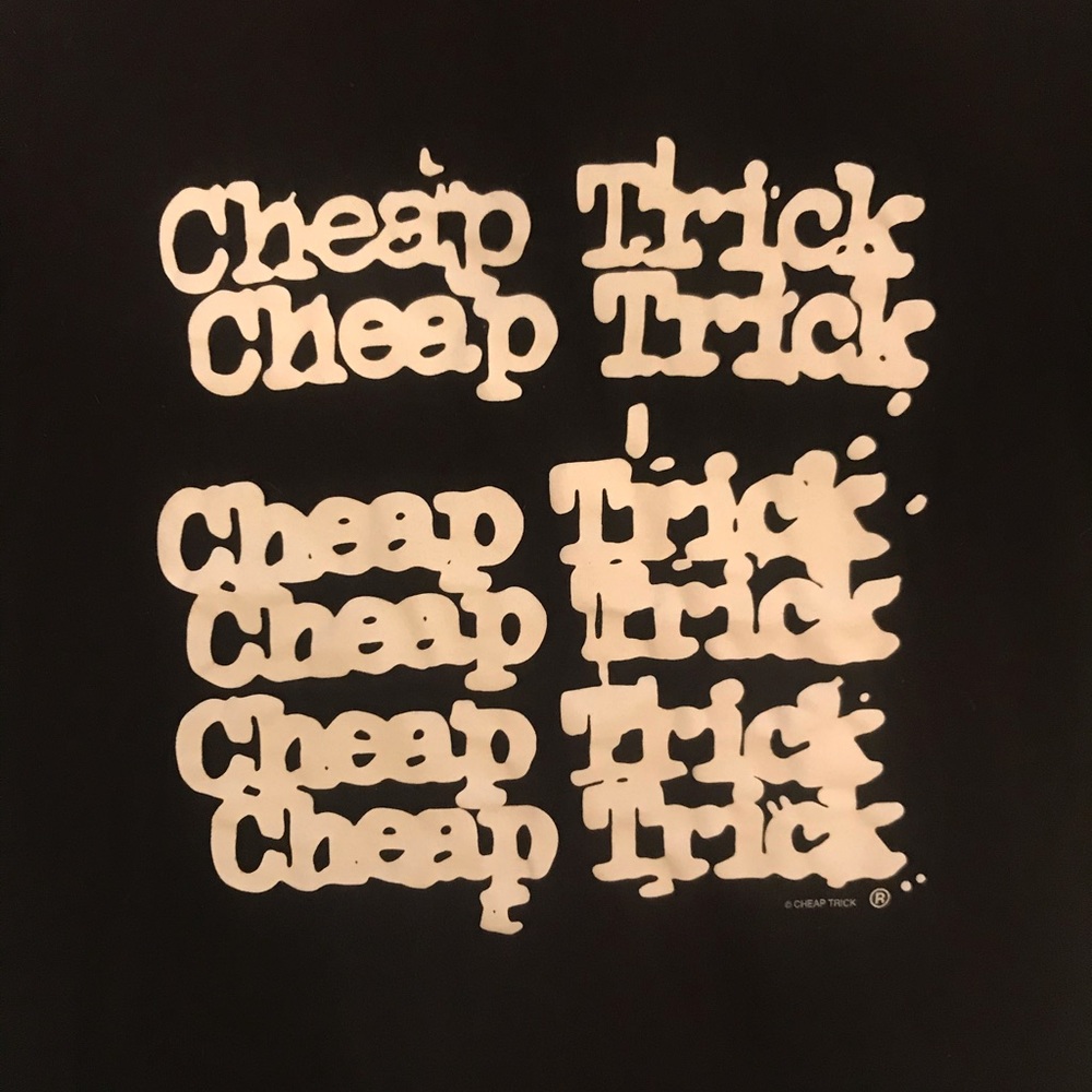 Cheap Trick concert Tee.